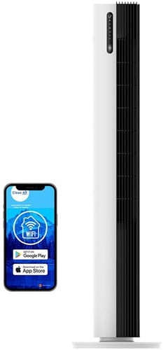 Ventilateur colonne de luxe avec ioniseur CA-407W Smart