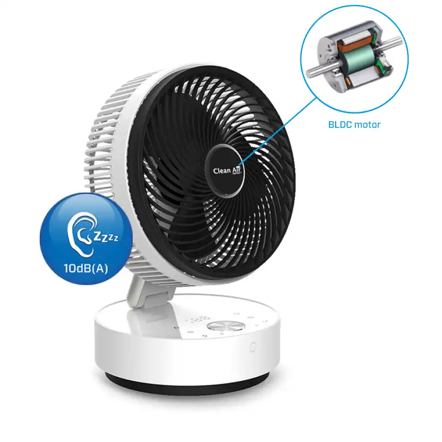 Ventilateur circulateur d'air avec ioniseur CA-404W