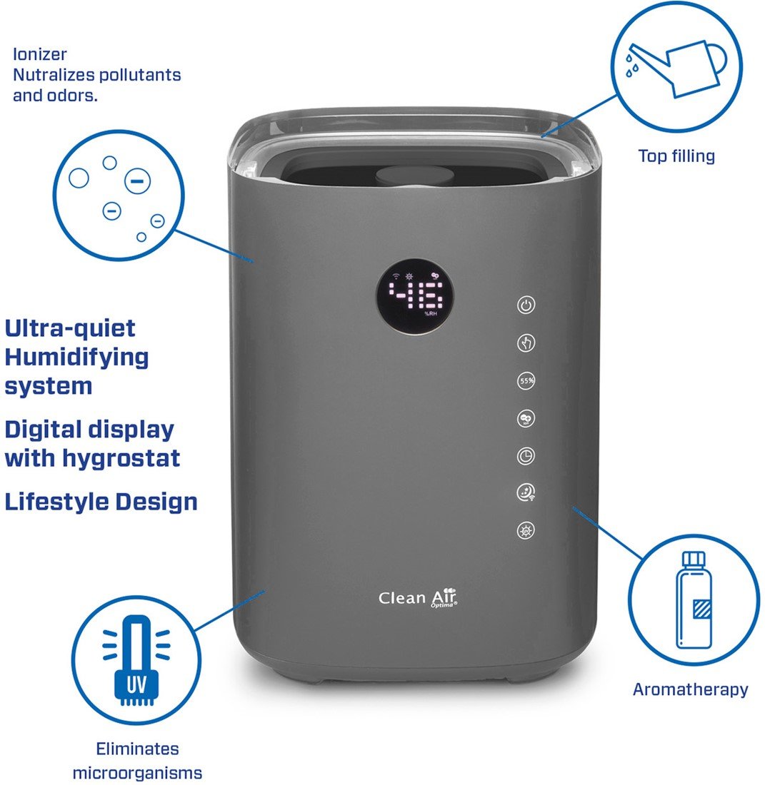 Humidificateur ultra silencieux et facile d'usage: l'évaporateur - air&me -  Le blog du traitement de l'air