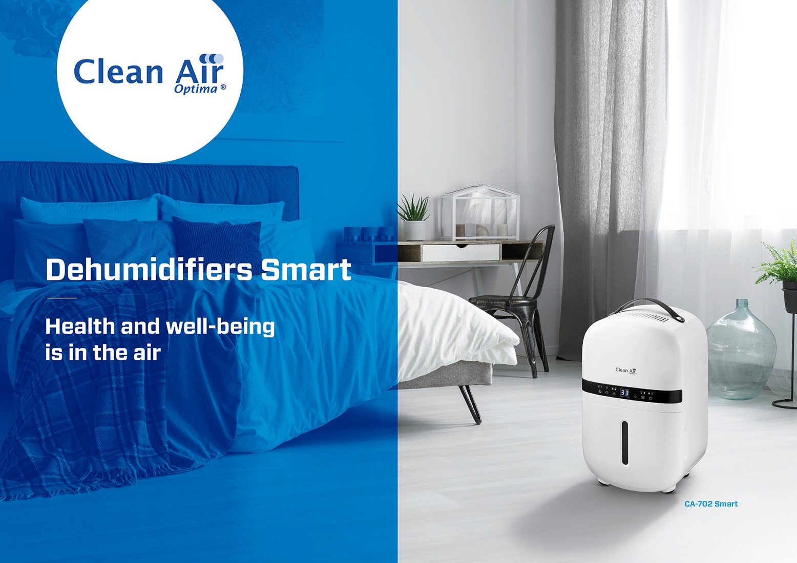 Déshumidificateur et purificateur d'air CA-702 Smart