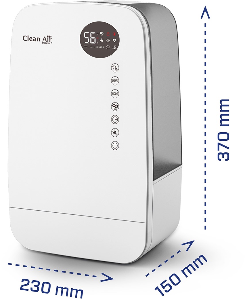 Humidificateur d’air ultrason + ioniseur CA-607W Smart