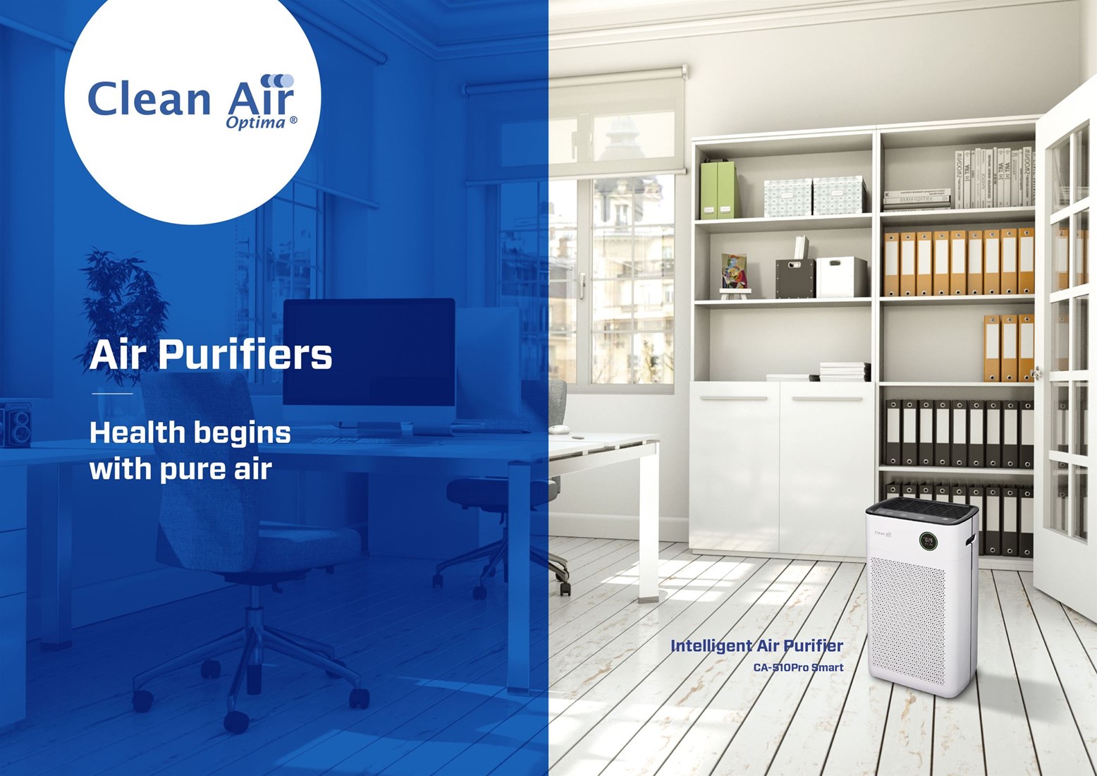 Purificateur d'air à UV à 6 niveaux, ioniseur, Wi-Fi, filtre HEPA H13, Purification de l'air